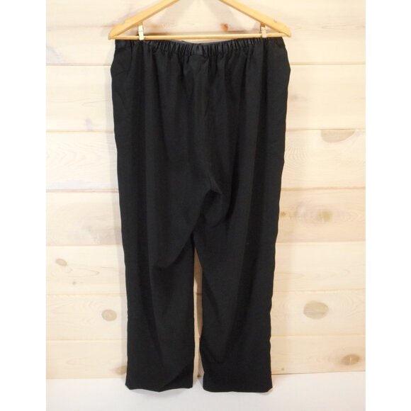 NEW Lane Bryant Women's size 14/16 Pull-on Pants Black Satin Trim Drawstring NWT - Picture 3 of 11